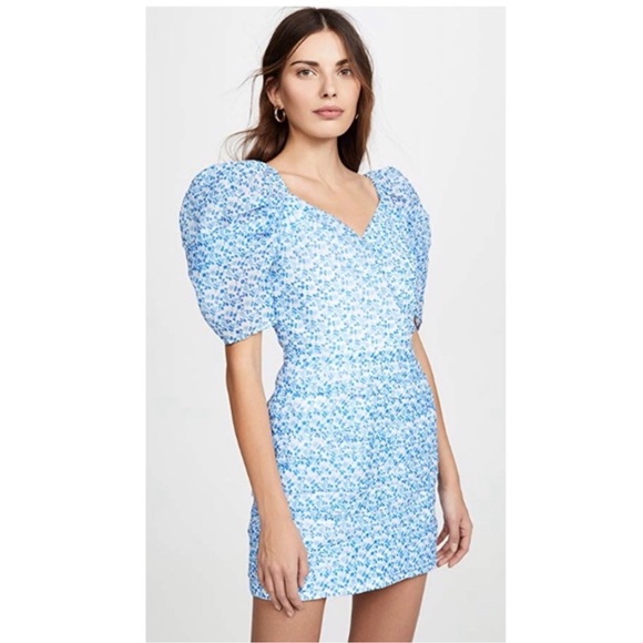 C/MEO Collective come across short, sleeved, Puffed sleeved mini dress. - Picture 1 of 13